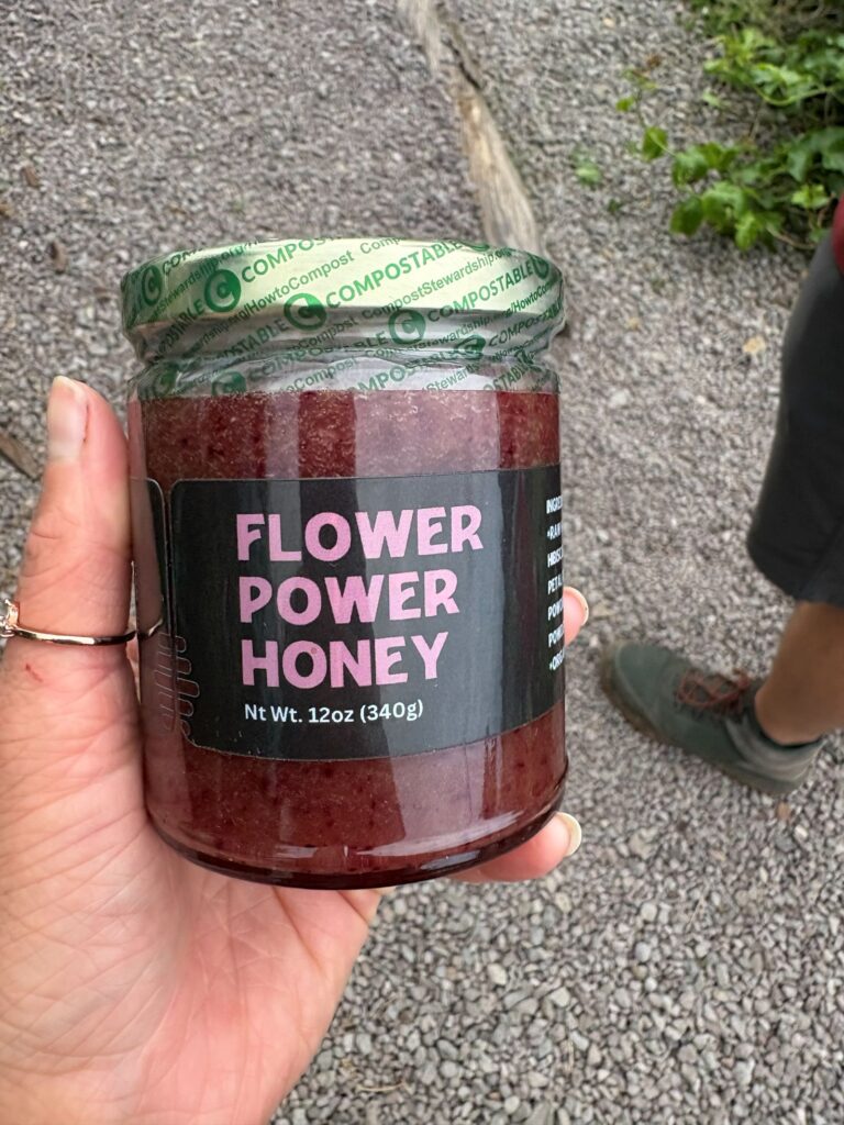 Big island Fruit stand flower power honey