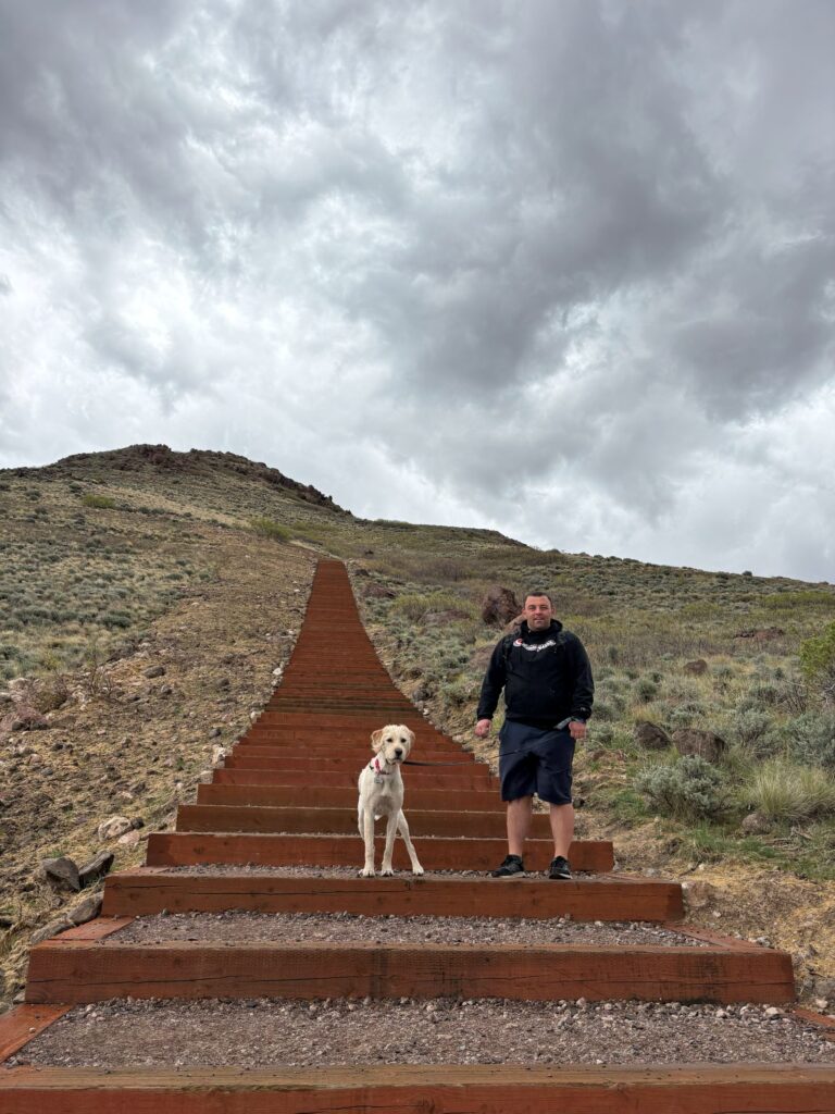 The stairs  hike ,Herriman UT, 