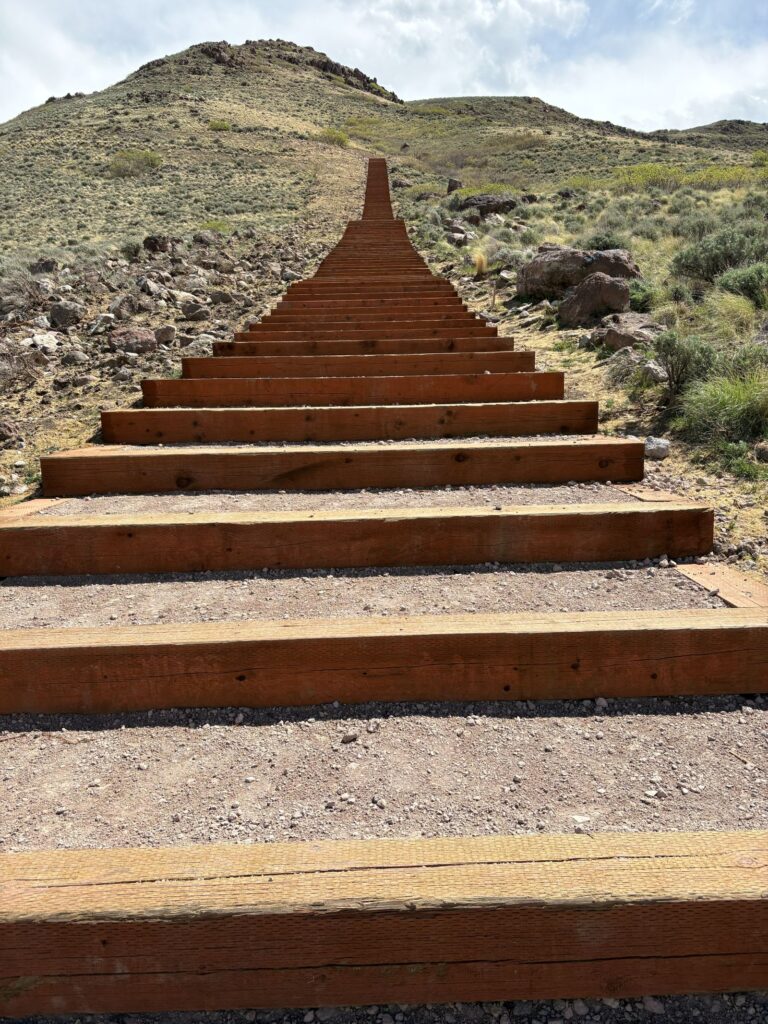 The stairs  hike ,Herriman UT, 