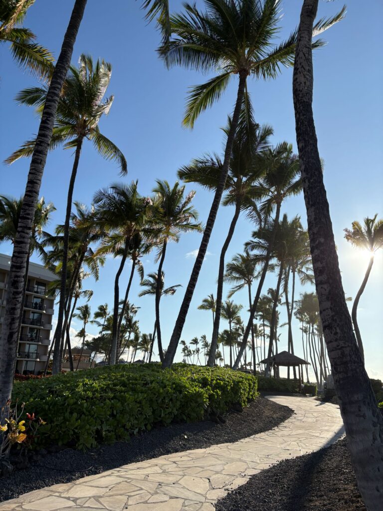 Best Stays in Kona at Waikiola Village pathway