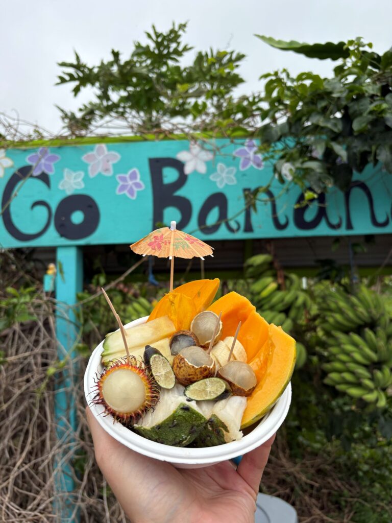 Big Island Fruit stand fruit bowl