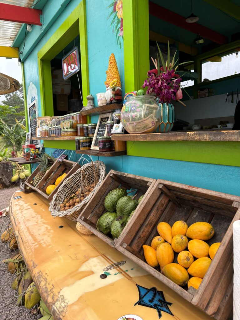 Big Island fruit stand